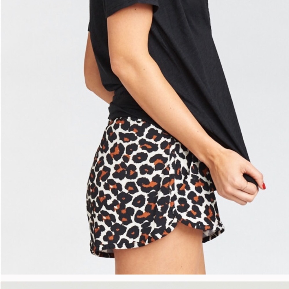 Mumu Moves Zelda Leopard Shorts